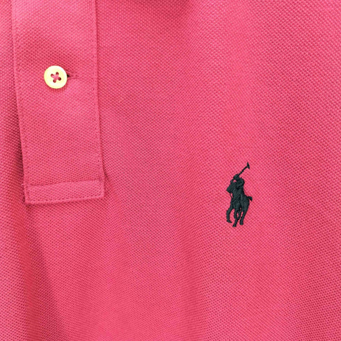 ポロラルフローレン POLO RALPH LAUREN SKINNY FIT 鹿の子ポロシャツ レディース JPN:L